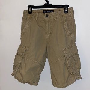 American Eagle cargo shorts khaki